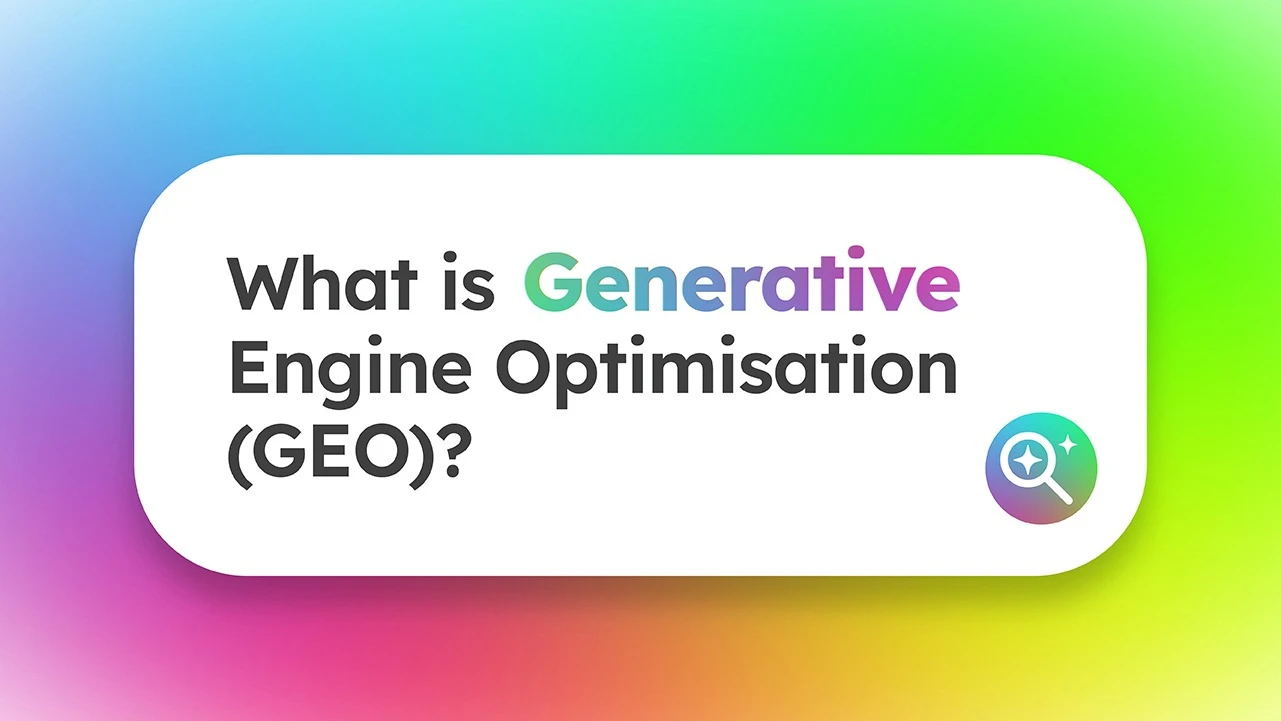 Generative Engine Optimisation Banner