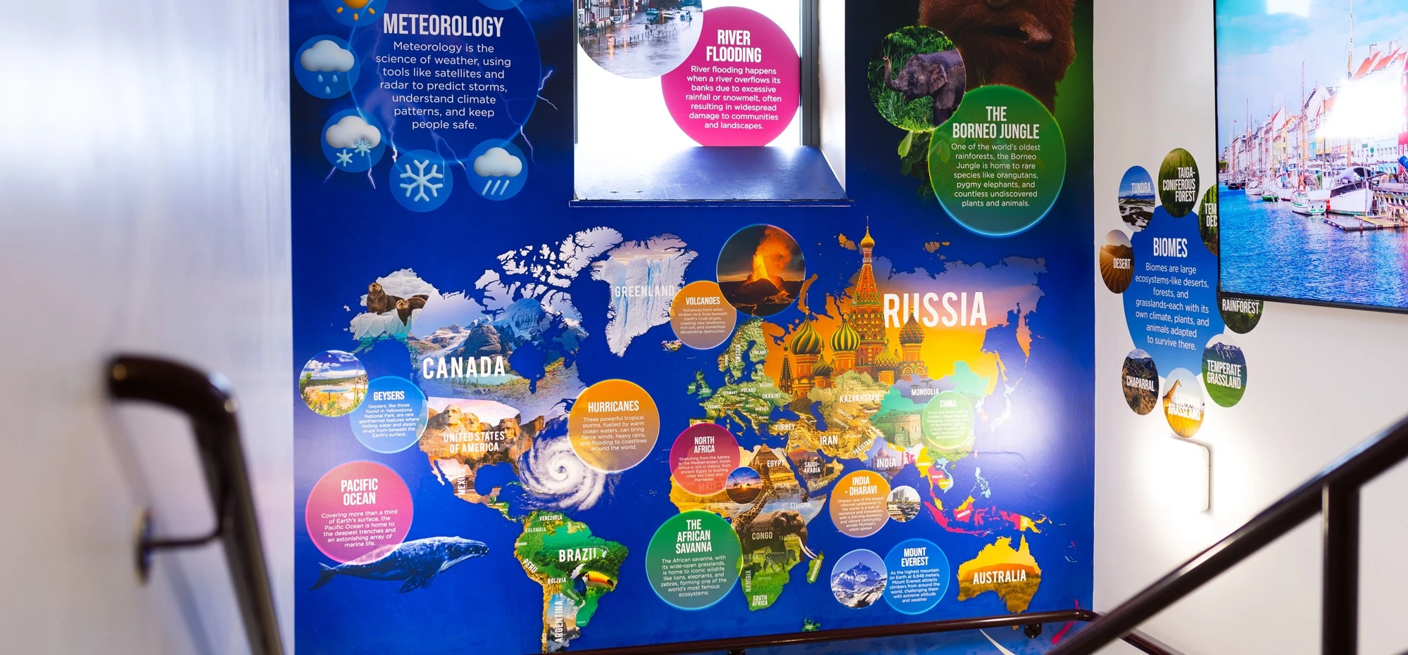Snaith School wall graphic