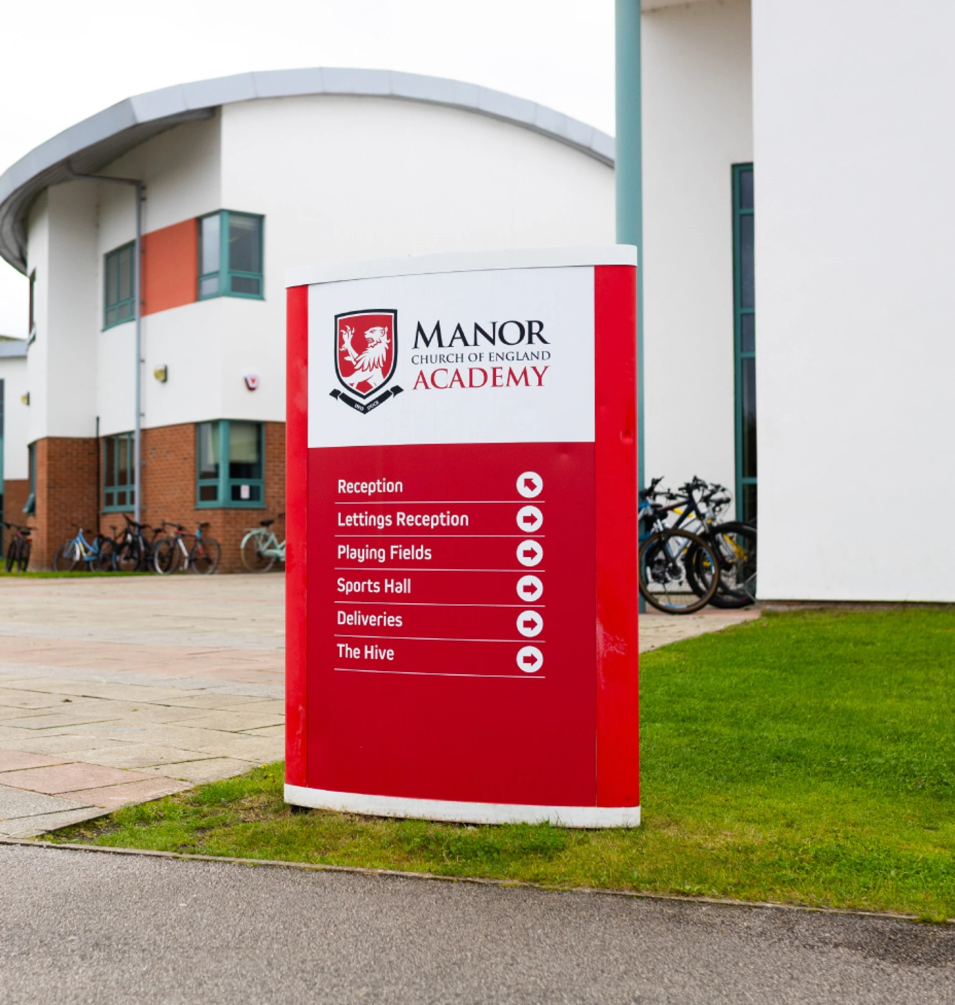 Manor Academy Sign 1