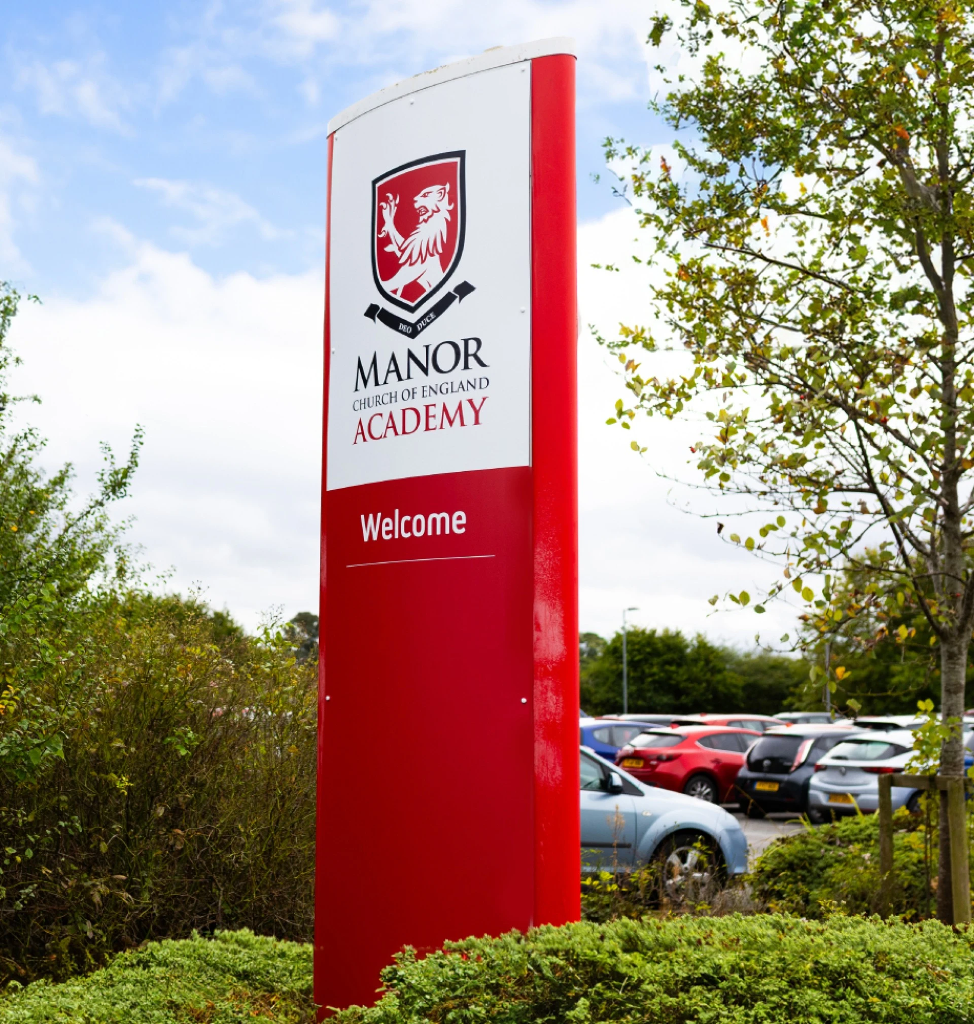 Manor Academy Sign 2