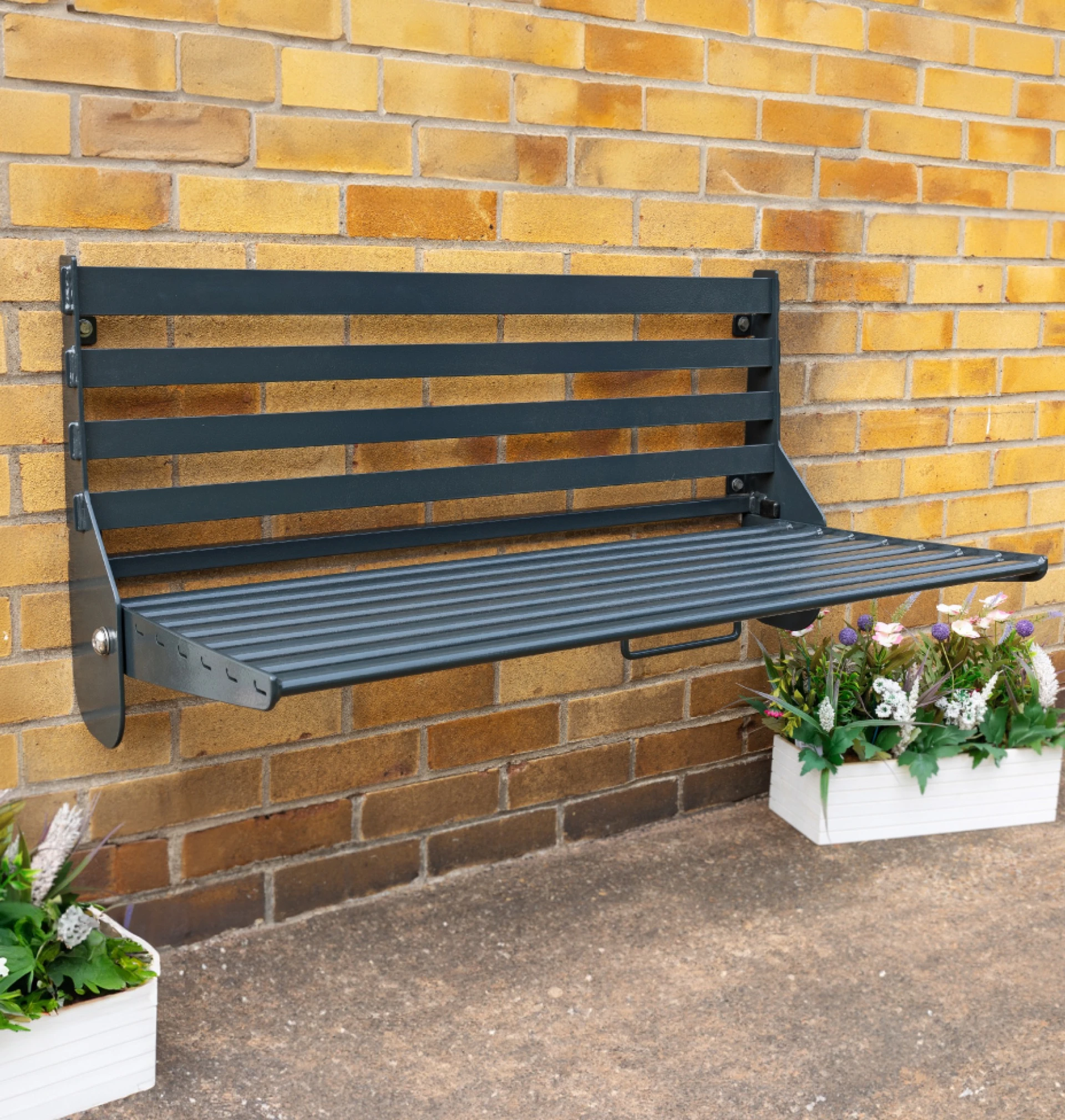 Picture of metal bench