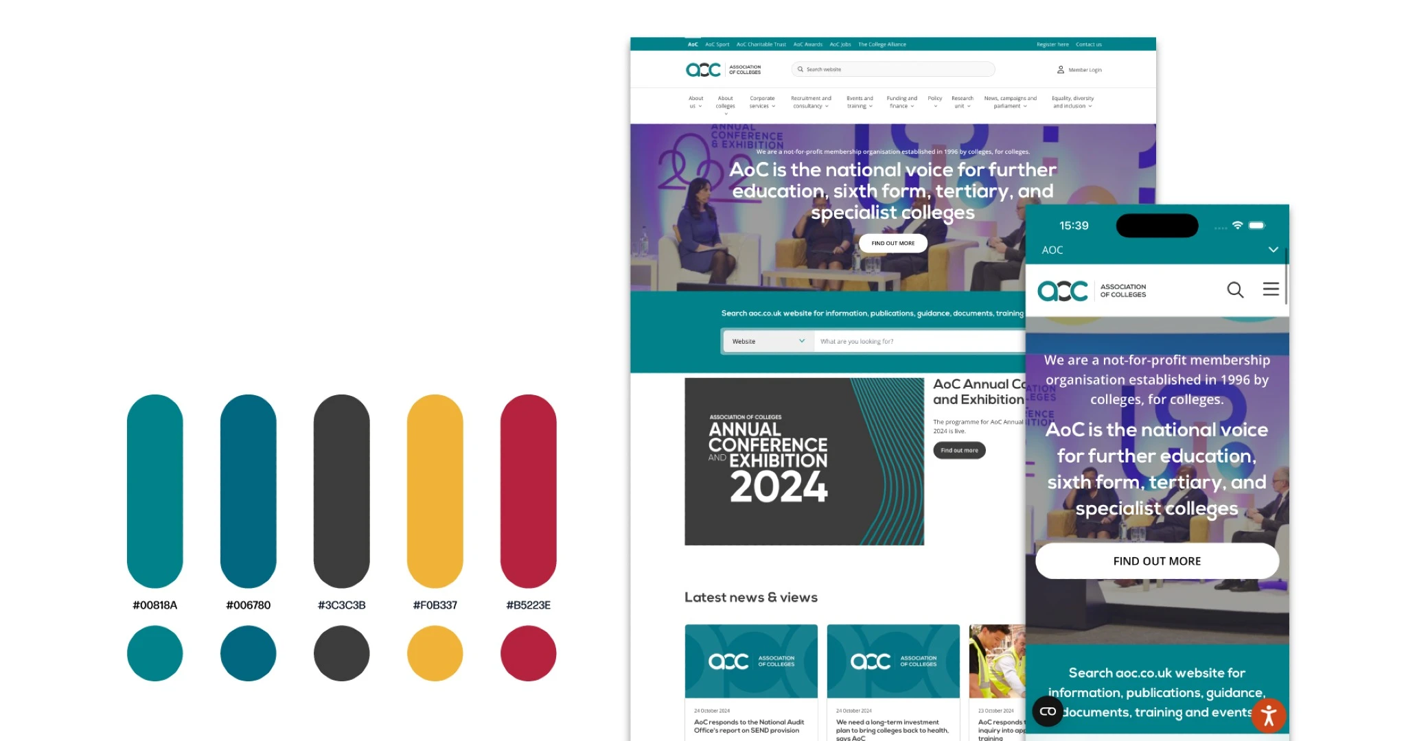 AoC colour swatch home