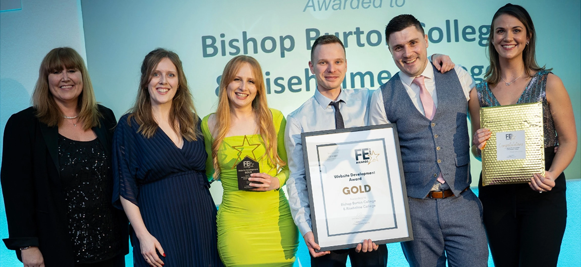 Bishop-Burton-gold-award-banner