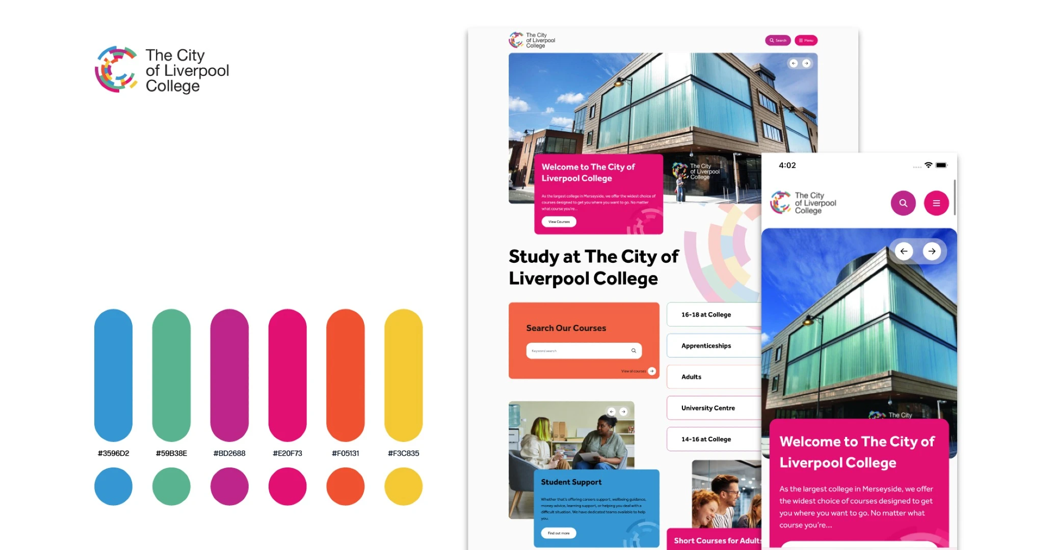 City of Liverpool College colour swatch home