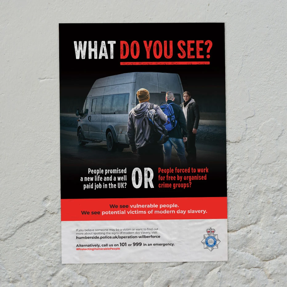 What do you see campaign poster