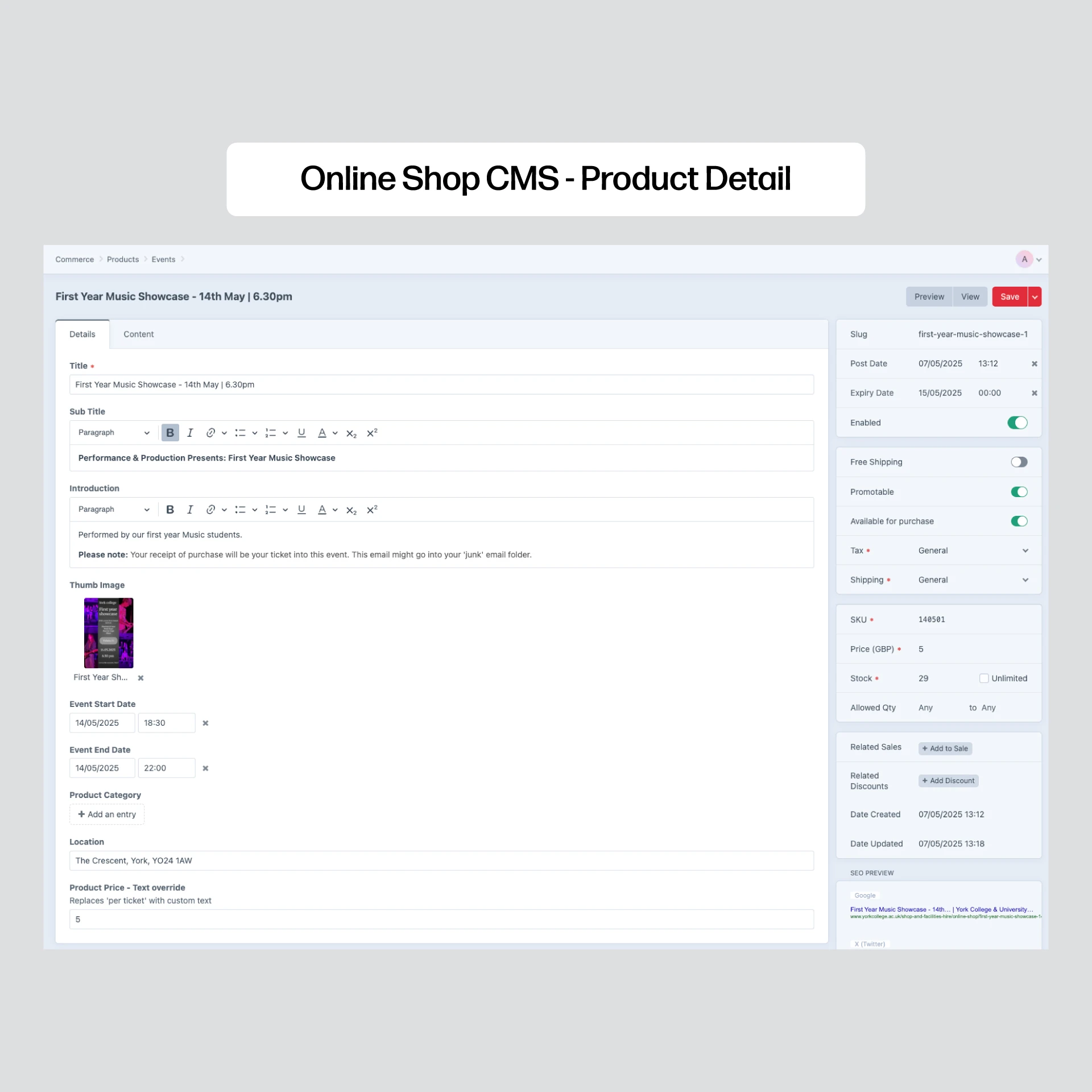Online-Shop-CMS-Product-Detail