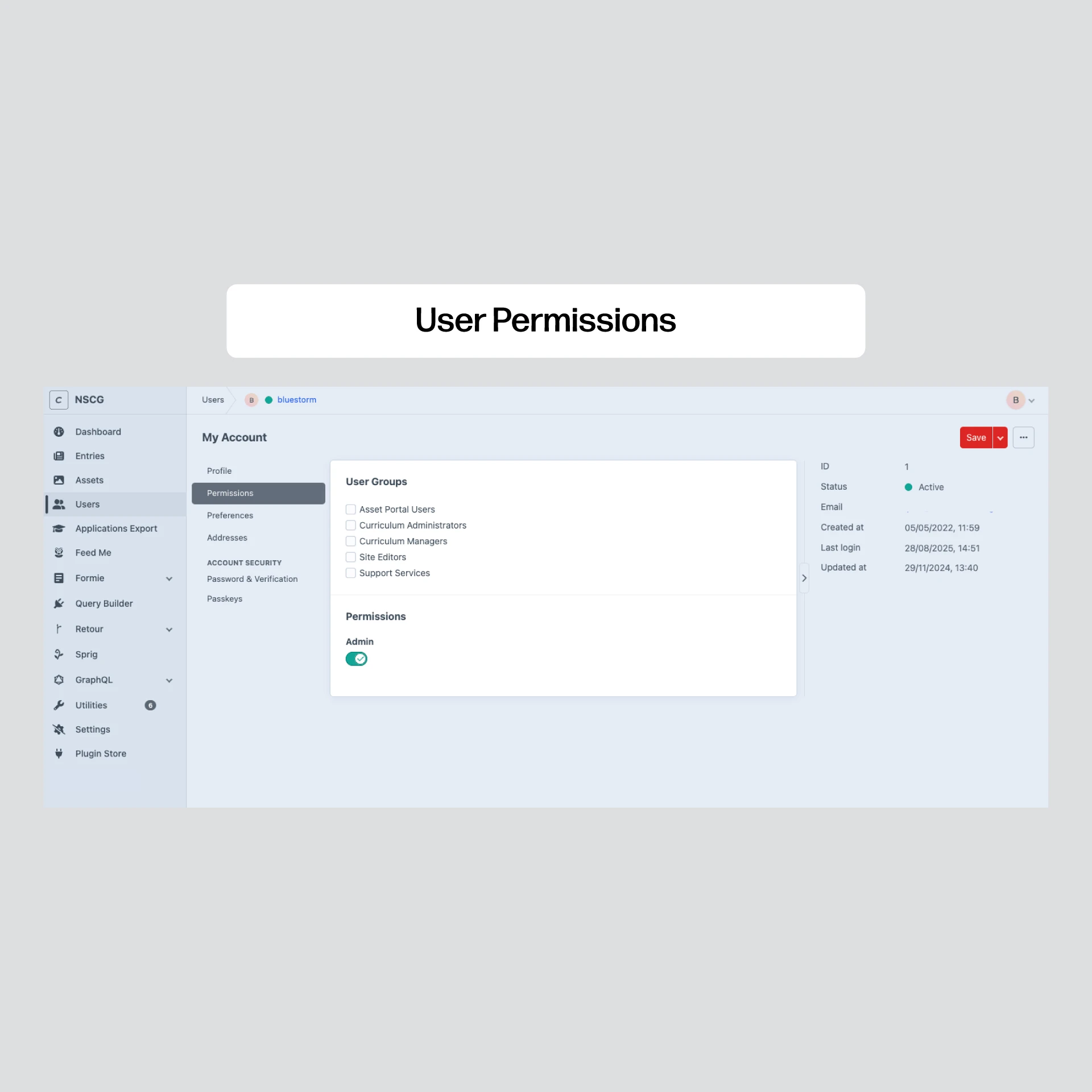 User-permissions