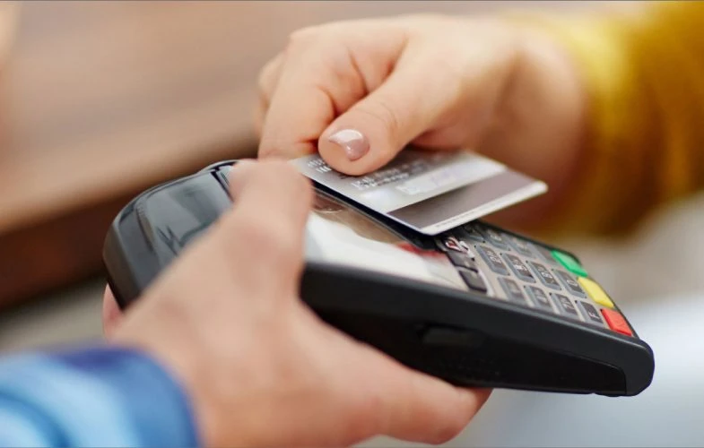Card payment being taken